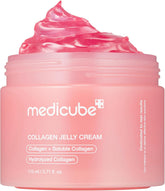Collagen Jelly Cream- Niacinamide & Freeze-Dried Hydrolyzed Collagen-Boosts Skin Barrier Hydration & Gives 24H Glow & Firmer Looking Skin | No Artificial Color, Korean Skincare 110Ml