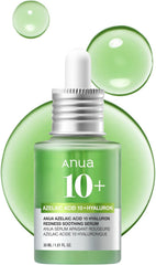 Azelaic Acid 10 Hyaluron Redness Soothing Serum, Facial Serum for Sensitive Skin, Hyaluronic Acid, Niacinamide, Spot Care, Natural Color, Vegan, Korean Skincare (30Ml/ 1.01 Fl Oz.)