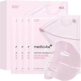 Salmon DNA PDRN Pink Collagen Jelly Gel Mask | Overnight Face Mask for Glass Glow Skin- Elasticity, Hydrating, Firming and Moisturizing | Korean Skincare, 28G, 4Ea