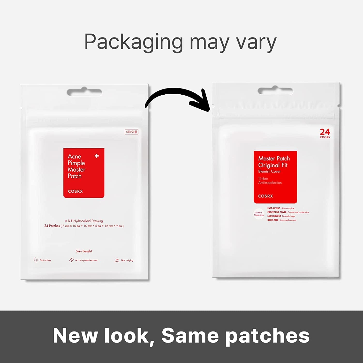 Master Patch Original Fit (24 Count (Pack of 1), 24)