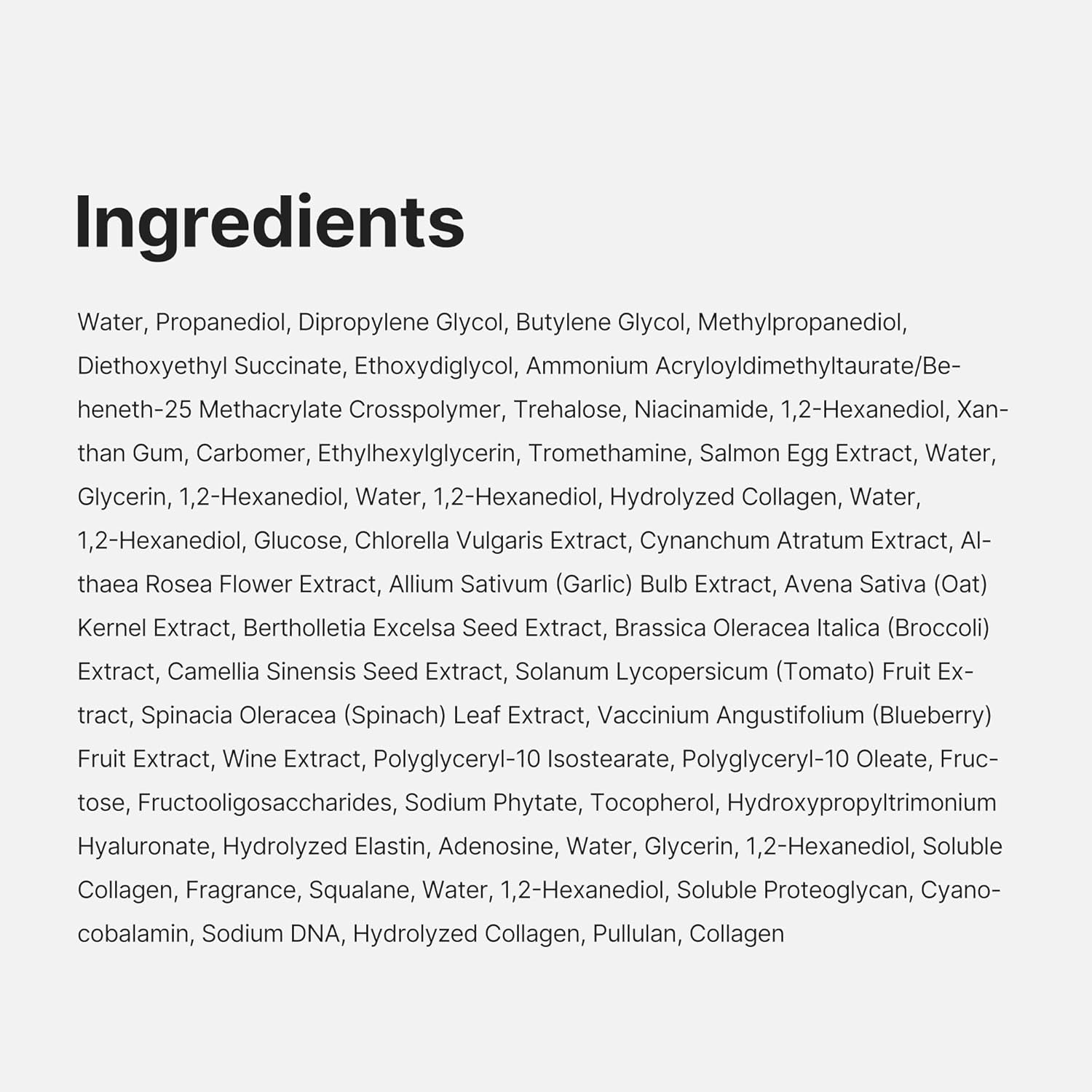 Collagen Jelly Cream- Niacinamide & Freeze-Dried Hydrolyzed Collagen-Boosts Skin Barrier Hydration & Gives 24H Glow & Firmer Looking Skin | No Artificial Color, Korean Skincare 110Ml