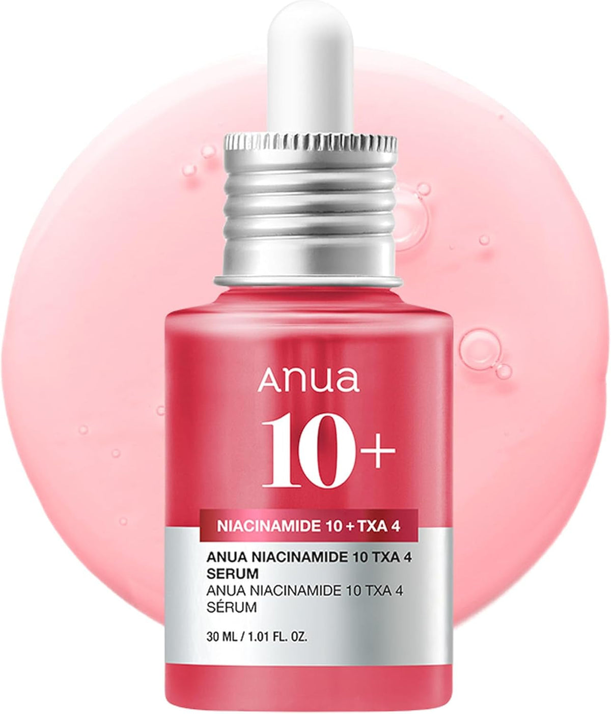 10% Niacinamide+ 4% TXA Serum, Ceramide, Hyaluronic Acid, Tranexamic Acid, Vitamin B12 Natural Color, Korean Glass Skin, Fragrance-Free, Dark Spot Serum, Korean Skincare, 30Ml /1.01 Fl.Oz.