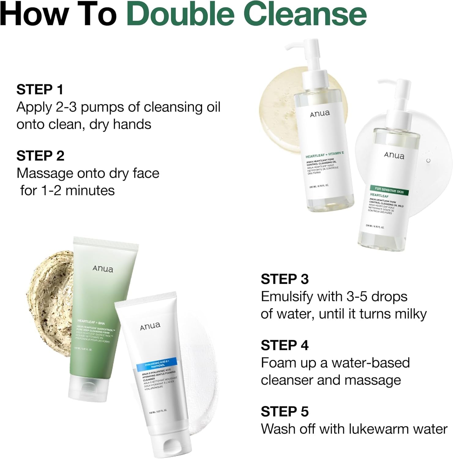 Heartleaf Pore Control Cleansing Oil, Oil Cleanser for Face, Makeup Blackhead Remover, Korean Skin Care, Original, 200Ml/6.76 Fl Oz