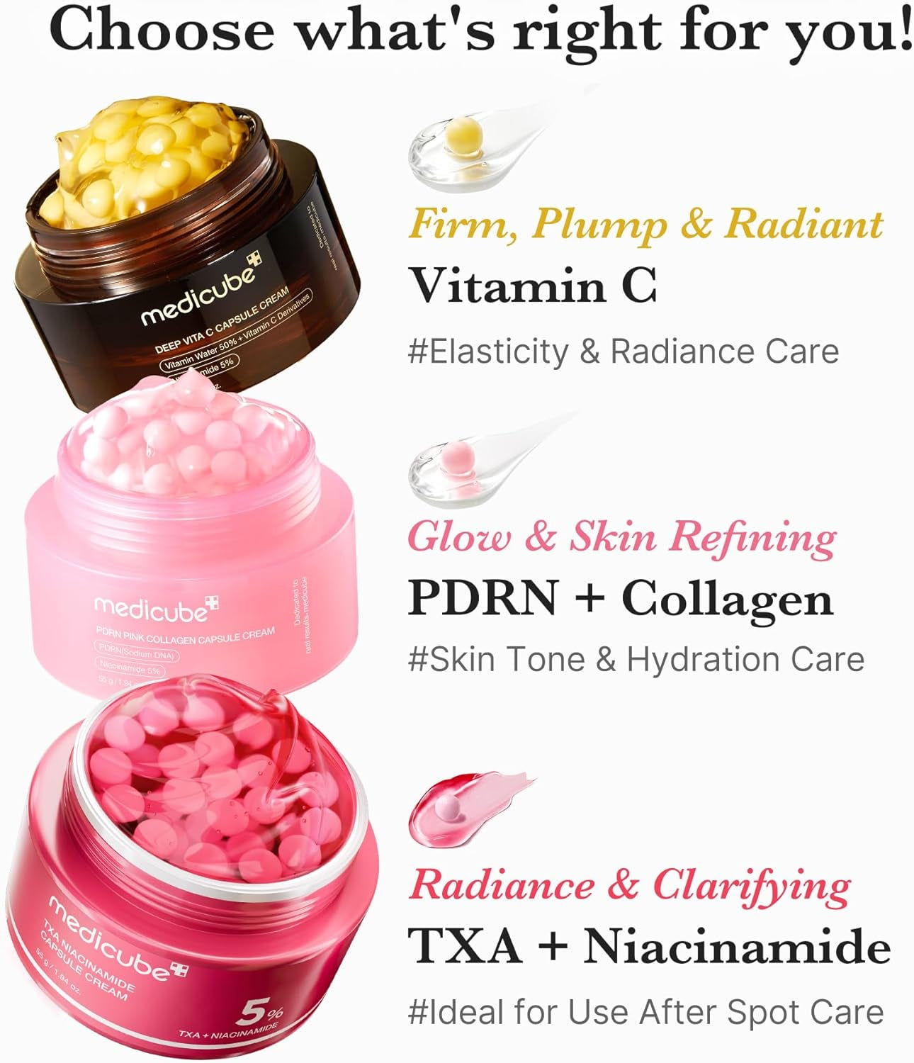 Deep Vitamin C Golden Capsule Face Moisturizer - Liposome Capsules for Wrinkles, Skin Radiance - Transparent Gel for Glow Hydration - Korean Skin Care 1.94 Oz