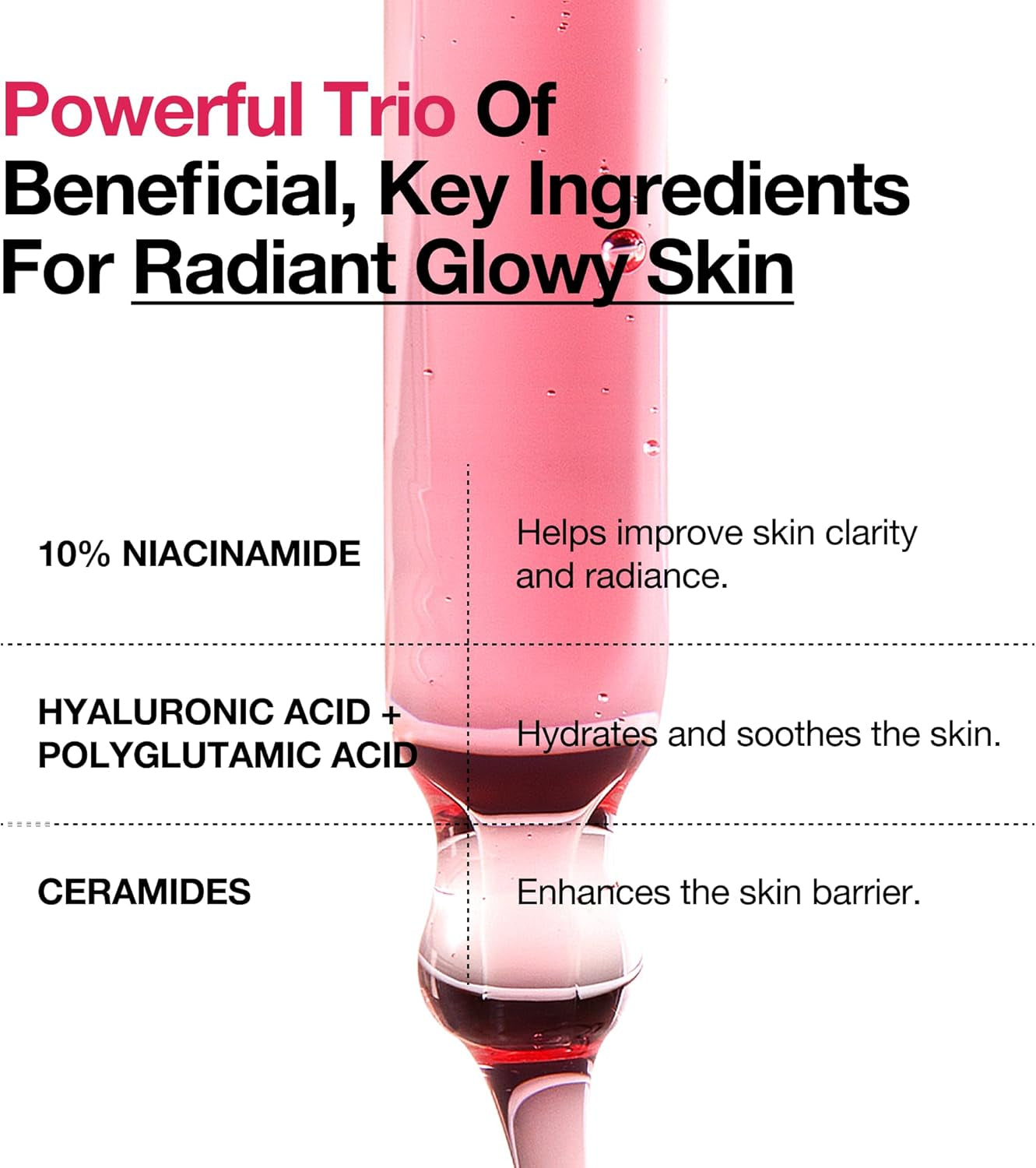 10% Niacinamide+ 4% TXA Serum, Ceramide, Hyaluronic Acid, Tranexamic Acid, Vitamin B12 Natural Color, Korean Glass Skin, Fragrance-Free, Dark Spot Serum, Korean Skincare, 30Ml /1.01 Fl.Oz.